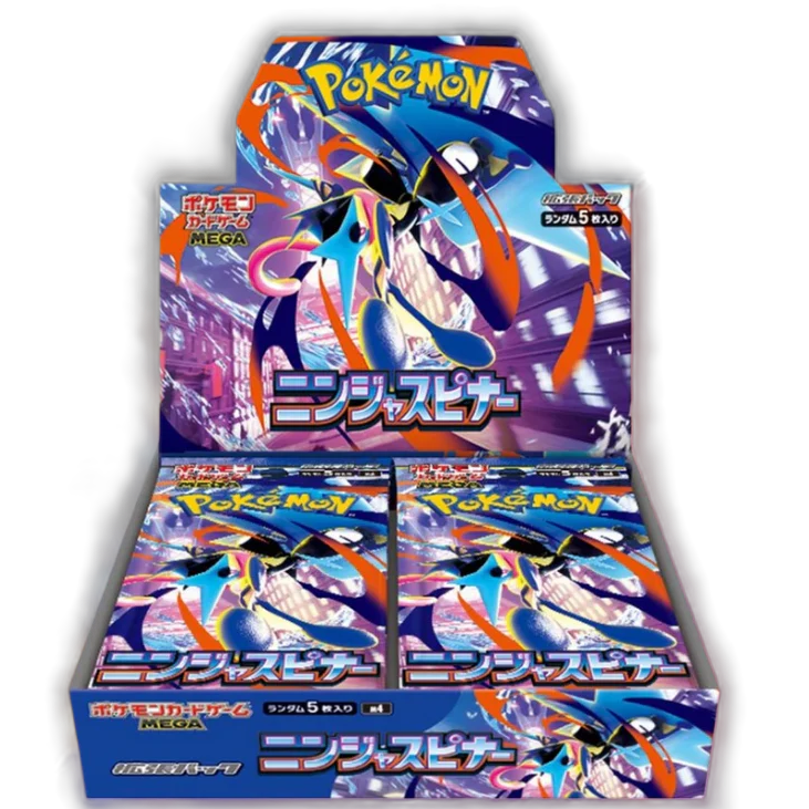 Pokemon Japanese TCG Ninja Spinner Booster Box (M4)| Evolution Cards TCG