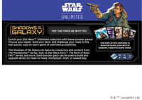 Star Wars: Unlimited TCG Shadows of the Galaxy Booster Box (24 packs)