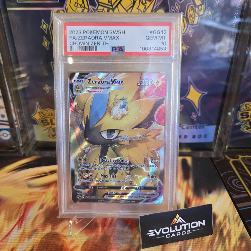 Load image into Gallery viewer, PSA 10 Zeraora Vmax Crown Zenith GG42/G70 GEM MINT Graded Pokemon Card
