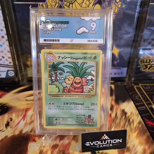 Pokemon Card TCG: Exeggutor 109/108 Evolutions 2016 Secret Rare ACE MINT 9