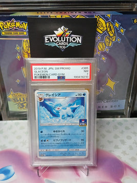 2019 P.M. JPN SM Promo Glaceon Pokémon Card Gym PSA 7 NM