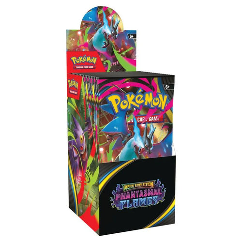 Pokemon TCG: Mega Evolution Phantasmal Flames - Half Booster Box (18 Packs)