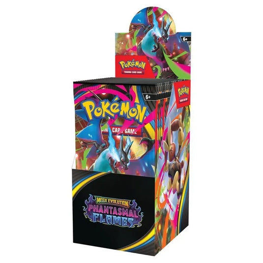 Pokemon TCG: Mega Evolution Phantasmal Flames - Half Booster Box (18 Packs)