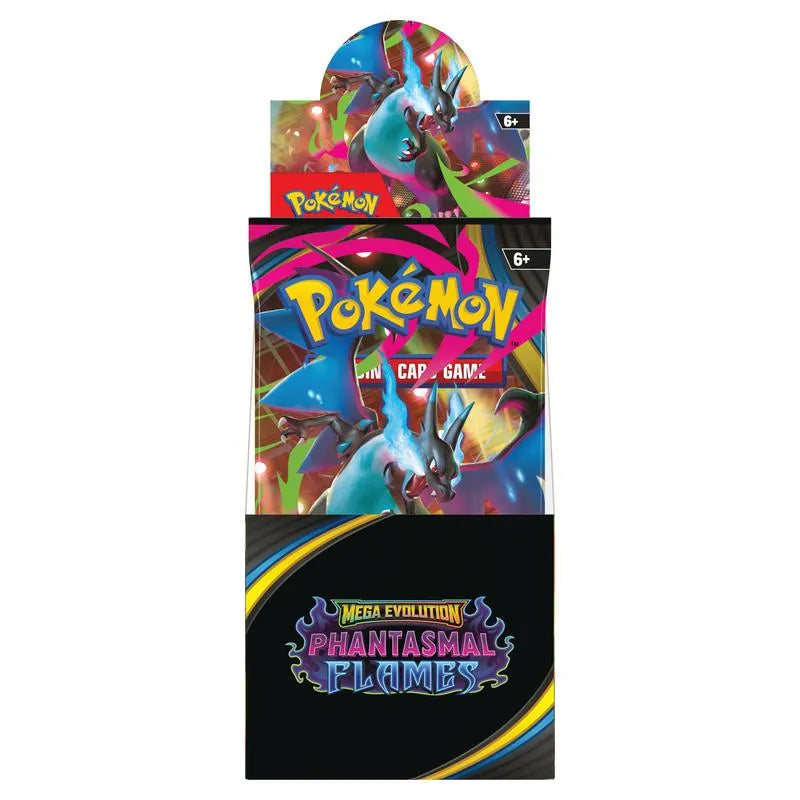 Load image into Gallery viewer, Pokemon TCG: Mega Evolution Phantasmal Flames - Half Booster Box (18 Packs)
