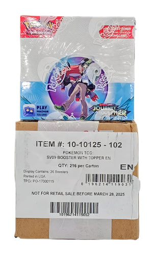 Pokémon TCG - Journey Together SV09 Booster Box (36 Packs) - SEALED CASE OF 6