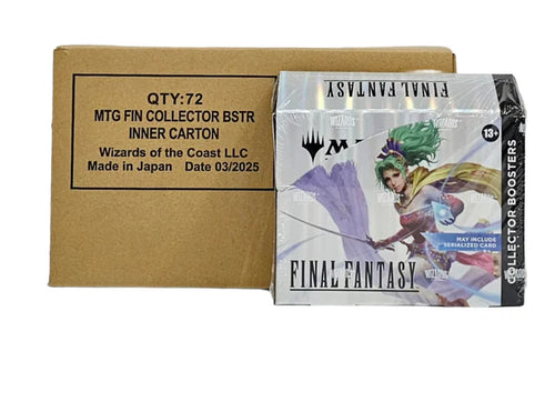 Magic the Gathering Final Fantasy Collector Booster Selaed Case
