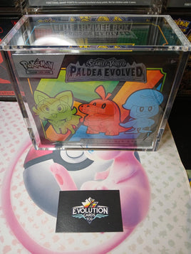 Pokémon TCG: S&V Paldea Evolved Elite Trainer Box (Acrylic Case Included)