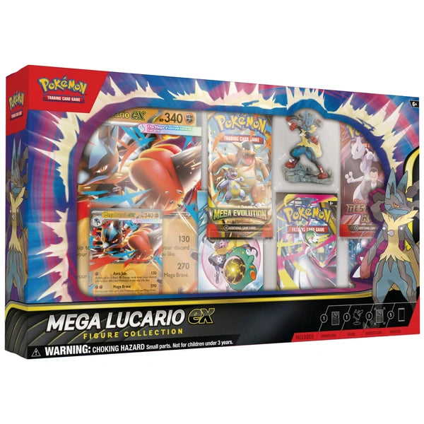 Load image into Gallery viewer, Pokemon TCG Mega Lucario ex Figure Collection
