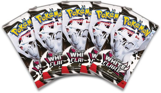 Pokemon TCG - Twin Black Bolt and White Flare Booster Packs.