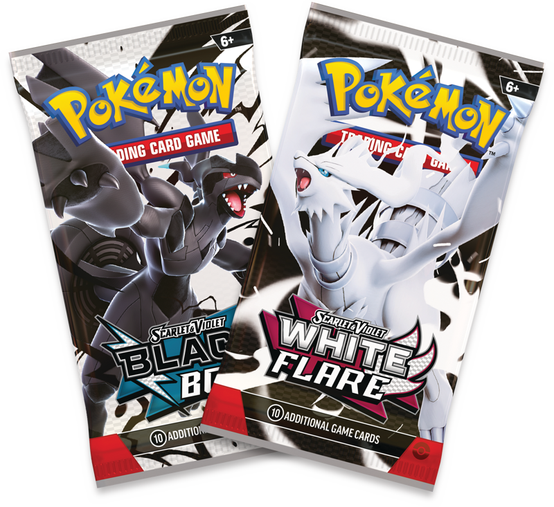 Load image into Gallery viewer, Pokemon - Scarlet &amp; Violet 10.5 Black Bolt and White Flare Unova X8 Mini Tin Box
