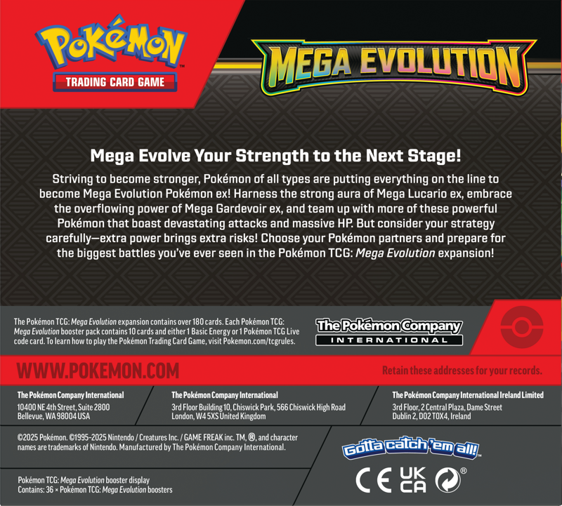 Load image into Gallery viewer, Pokemon TCG: Mega Evolution Booster Box (36 packs) (Pre-Order)
