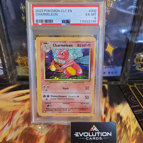 Pokemon Card TCG: Charmeleon Classic Collection 002/034 2023 PSA 6