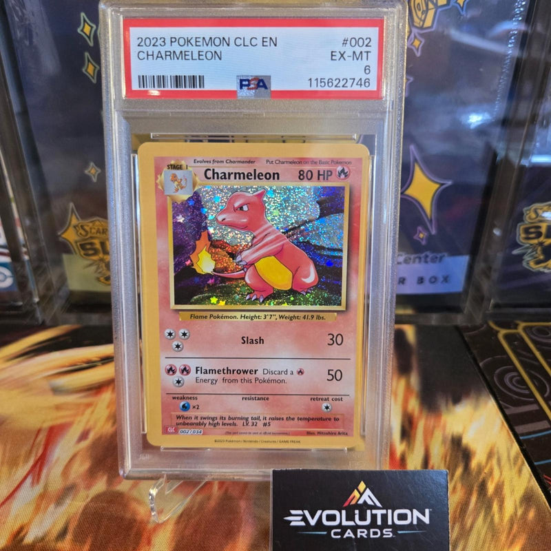 Load image into Gallery viewer, Pokemon Card TCG: Charmeleon Classic Collection 002/034 2023 PSA 6
