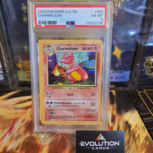 Pokemon Card TCG: Charmeleon Classic Collection 002/034 2023 PSA 6
