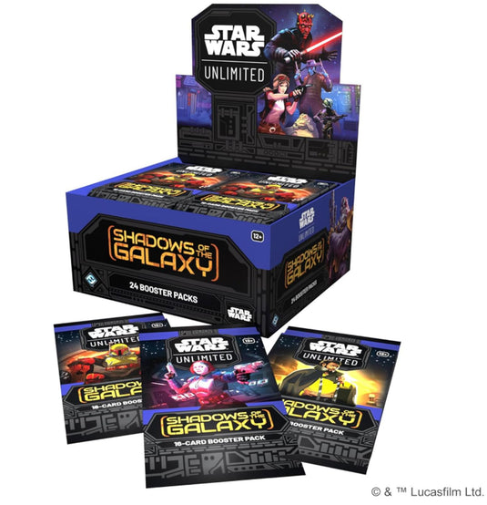 Star Wars: Unlimited TCG Shadows of the Galaxy Booster Box (24 packs)