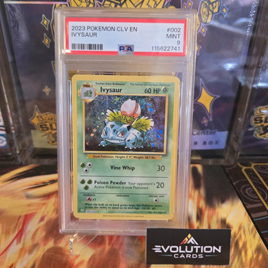 Pokemon Card TCG: PSA 9 Ivysaur 002/034 Classic Collection English Holo