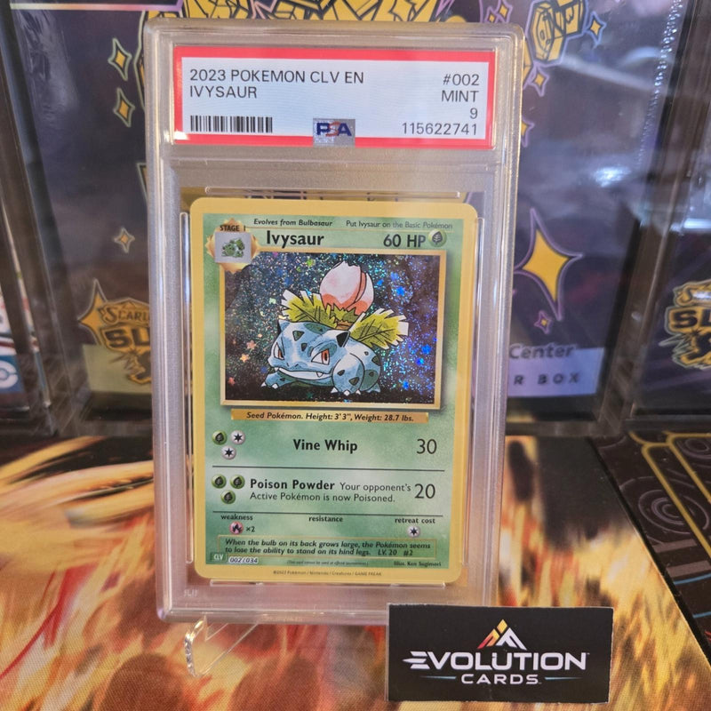 Load image into Gallery viewer, Pokemon Card TCG: PSA 9 Ivysaur 002/034 Classic Collection English Holo
