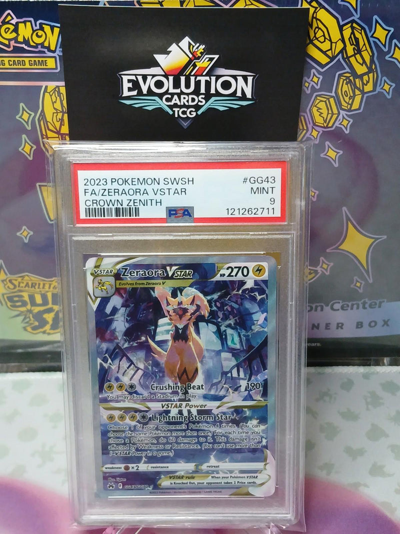 Load image into Gallery viewer, PSA 9 - Zeraora VSTAR - Crown Zenith - GG43/GG70 - Pokémon TCG
