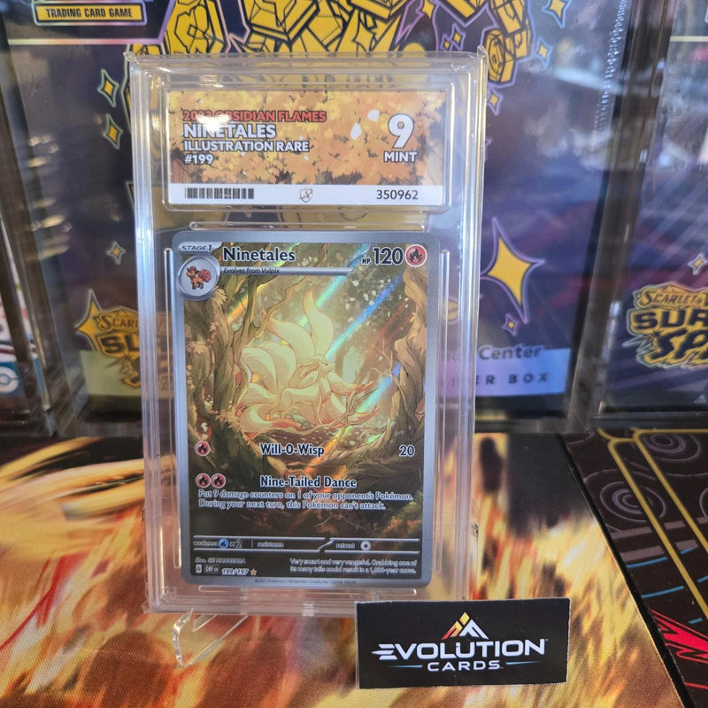 Load image into Gallery viewer, Pokémon TCG Ninetales Obsidian Flames Ace 9 199/197
