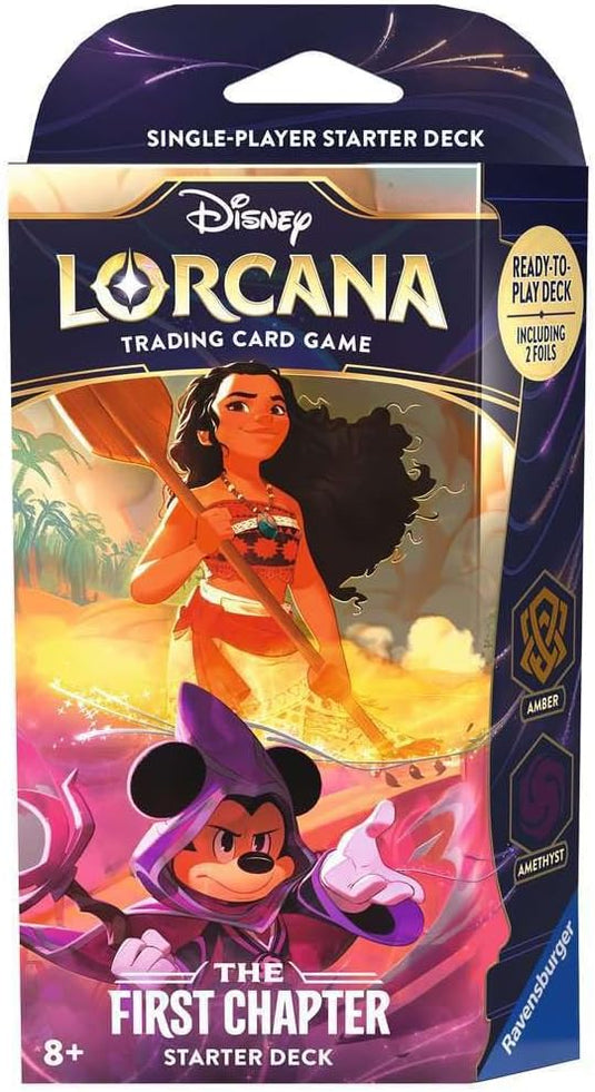 Disney Lorcana TCG: The First Chapter - Amber & Amethyst Single-Player Starter Deck