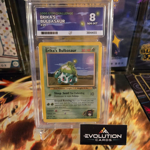 Pokemon card TCG: 2000 Unlimited Gym Challenge Erika's Bulbasaur 39/132 Ace 8