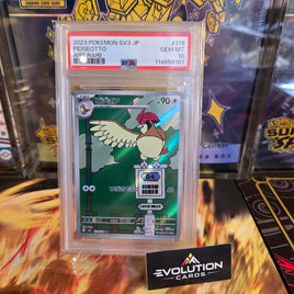 2023 Pokemon SV3 JP Pidgeotto Art Rare Graded Card PSA 10 GEM MINT