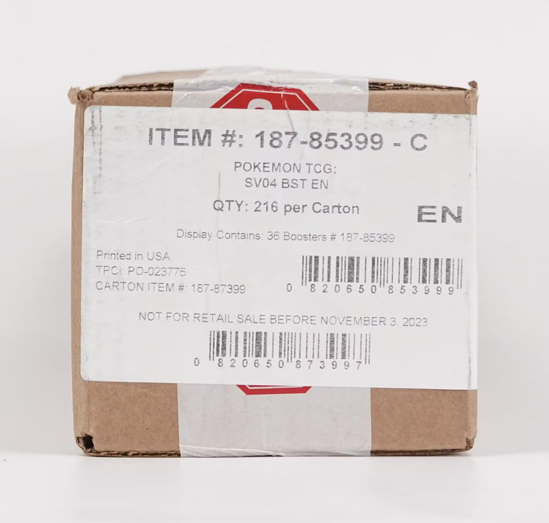 Load image into Gallery viewer, Pokemon TCG: Paradox Rift Booster 6-Box Case
