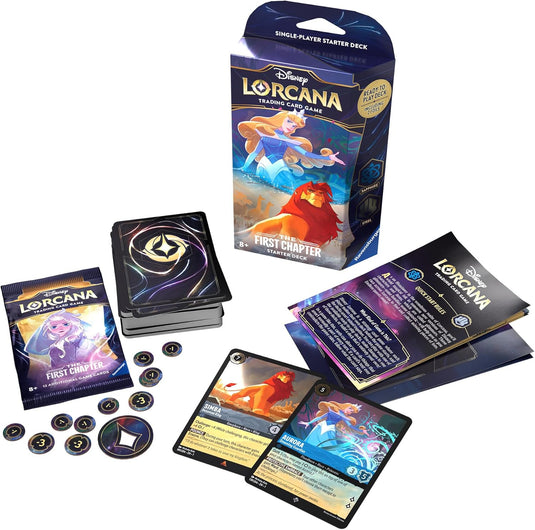 Disney Lorcana TCG: The First Chapter - Sapphire & Steel Single-Player Starter Deck