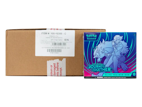 Pokemon TCG - Journey Together - X10 Elite Trainer Box ETB - SEALED CASE NEW