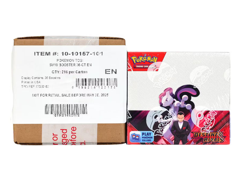 Load image into Gallery viewer, Pokémon TCG - Destined Rivals Booster 6-Box Case
