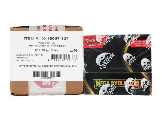 Load image into Gallery viewer, Pokemon TCG: Mega Evolution Booster Box Enhanced Booster Case (6 Booster Boxes)
