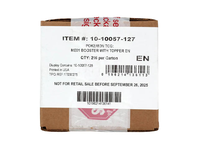 Load image into Gallery viewer, Pokemon TCG: Mega Evolution Booster Box Enhanced Booster Case (6 Booster Boxes)
