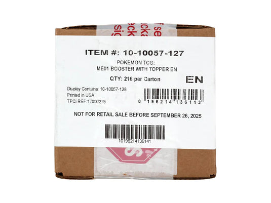 Pokemon TCG: Mega Evolution Booster Box Enhanced Booster Case (6 Booster Boxes)