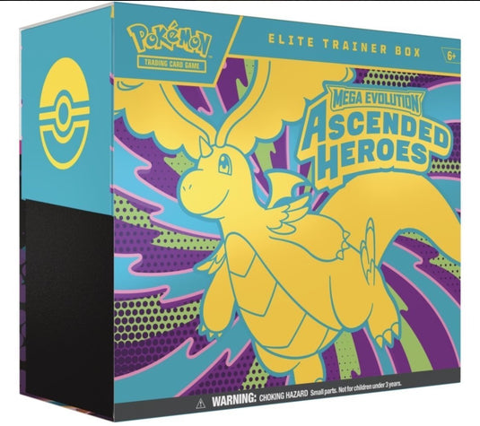 Pokemon TCG - Mega Evolution Ascended Heroes Elite Trainer Box (COMING SOON 20th Feb 2026)