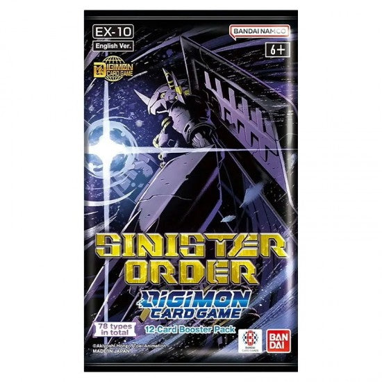 Load image into Gallery viewer, Digimon Card Game: Sinister Order Extra Booster Display Box [EX10]
