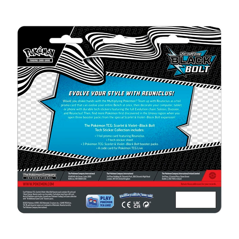 Load image into Gallery viewer, Pokémon TCG: Scarlet &amp; Violet-Black Bolt Tech Sticker Collection
