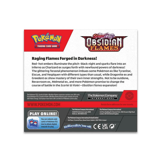 Pokemon TCG: Obsidian Flames - Booster Box (36 Packs)