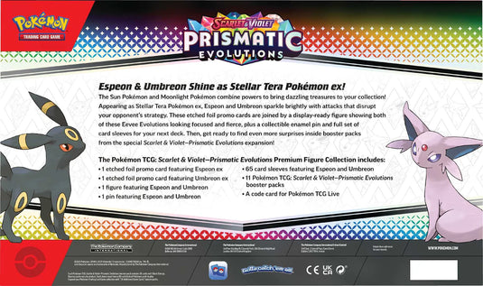 Pokemon - Scarlet & Violet 8.5 Prismatic Evolutions Premium Figure Collection (Per-Order)