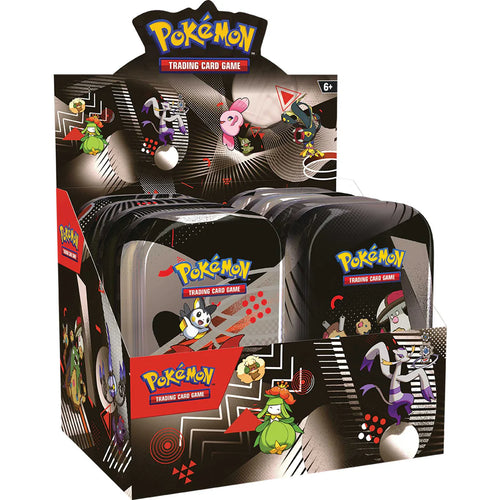 Pokemon - Scarlet & Violet 10.5 Black Bolt and White Flare Unova X8 Mini Tin Box