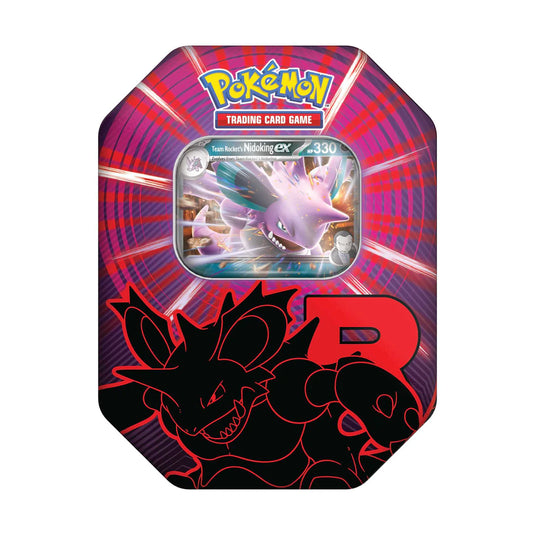 Pokémon TCG: Team Rockets Nidoking Tin