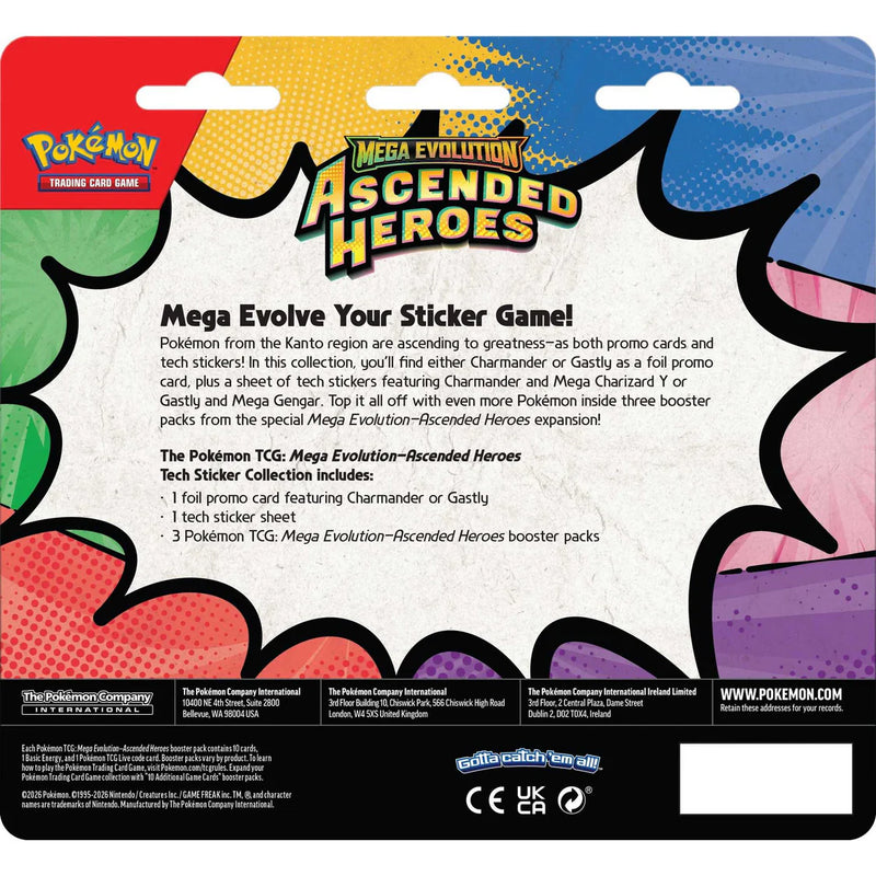 Load image into Gallery viewer, Pokemon TCG - Mega Evolution Ascended Heroes Tec Sticker Collection Charmander
