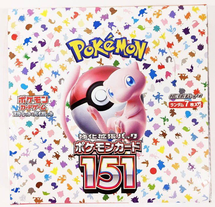 Load image into Gallery viewer, Pokemon TCG: Japanese Pokemon 151 - Booster Box (20 Packs)
