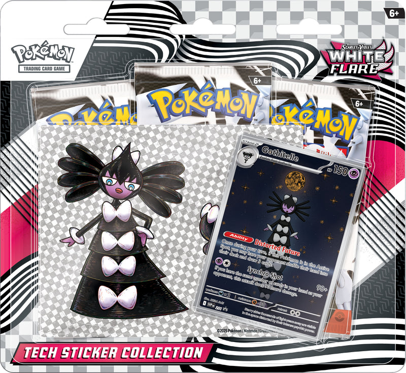 Load image into Gallery viewer, Pokemon TCG: Scarlet &amp; Violet White Flare Tech Sticker Collection
