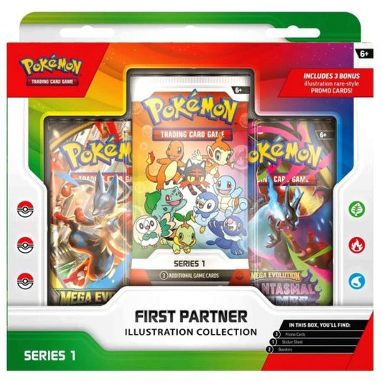 Pokemon First Partner Illustration Collection - Series 1