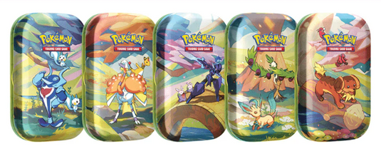 Pokemon TCG: Vibrant Paldea Mini Tin Sealed CDU (10x mini tins)
