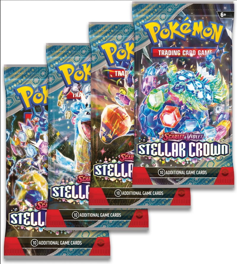 Load image into Gallery viewer, Pokemon TCG: Stellar Crown - Half Booster Box (18 Packs)

