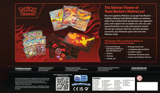 Pokemon TCG Team Rocket's Moltres ex Ultra Premium Collection (Pre-Order)