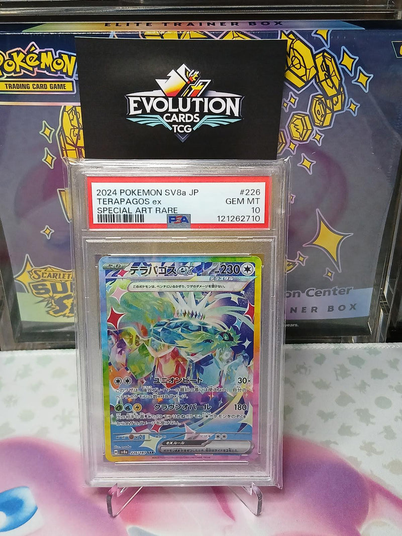 Load image into Gallery viewer, 2024 Pokemon SV8a JP Terapagos ex Special Art Rare Graded Card GEM MT 10
