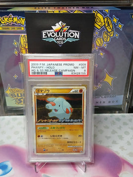 2009 P.M. Japanese Promo Phanpy Holo #009 PSA 7 NM-MT hg & ss Release Campaign