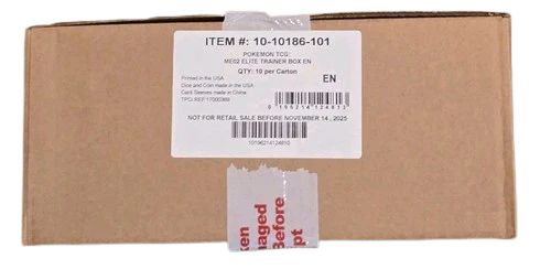 Pokemon TCG: Sealed Case Phantasmal Flames ETB